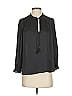 Paige 100% Polyester Black Long Sleeve Blouse Size XS - photo 1