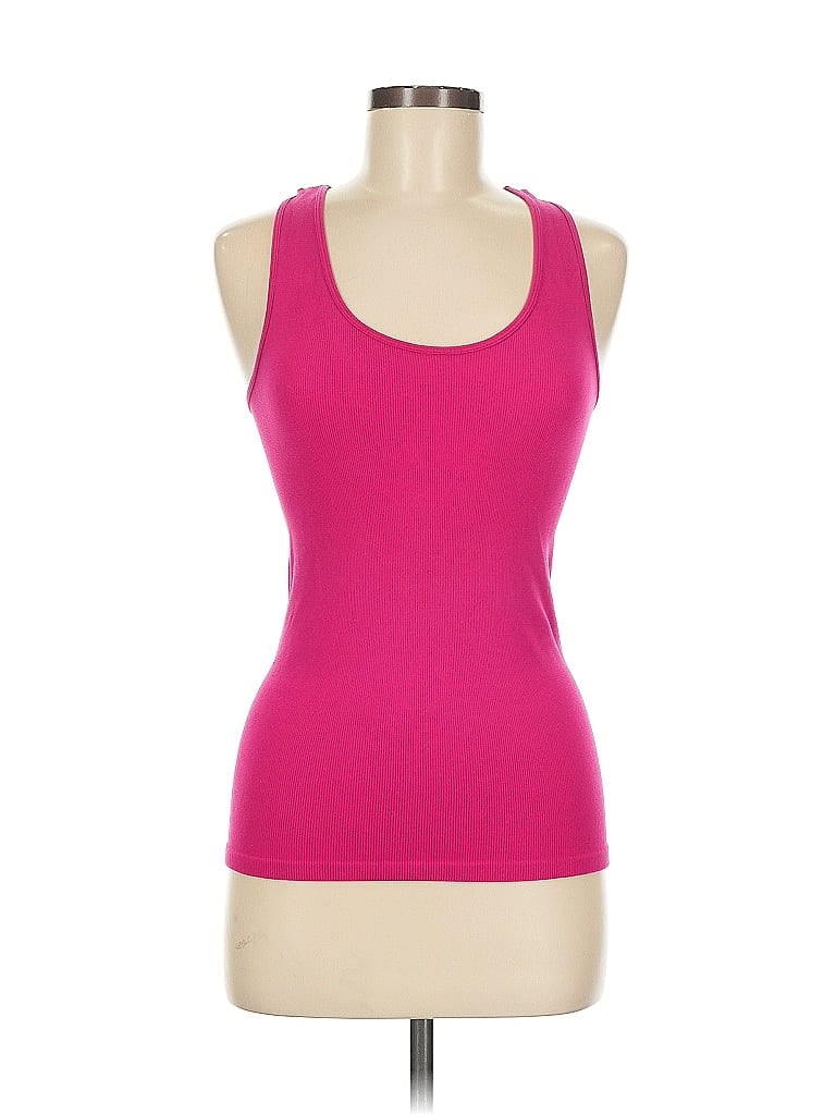 Pre-owned Active Tank Top Pink Strapless Neckline Tops