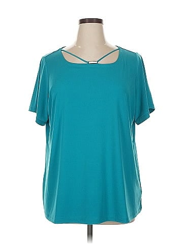 Susan Graver Short Sleeve Top (view 1)