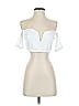 Superdown White Short Sleeve Top Size S - photo 1