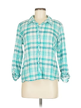 Habitat 3/4 Sleeve Button Down Shirt
