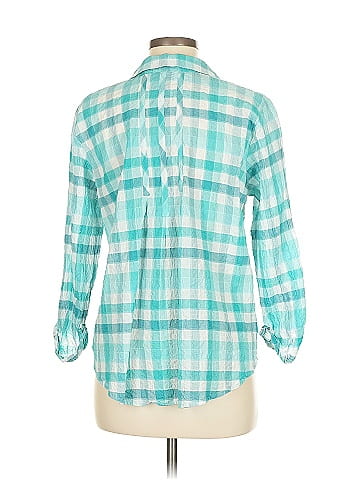 Habitat 3/4 Sleeve Button-Down Shirt (view 2)