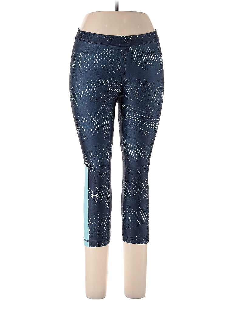 Pre-owned Under Armour Active Pants In Blue