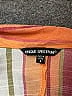 Unique Spectrum Stripes Pink Orange 3/4 Sleeve Blouse Size S - photo 3
