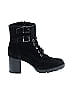 AQUATALIA 100% Leather Black Ankle Boots Size 10 - photo 1