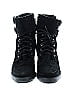 AQUATALIA 100% Leather Black Ankle Boots Size 10 - photo 2