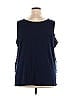DG^2 by Diane Gilman 100% Polyester Purple Sleeveless Blouse Size 2X - photo 2