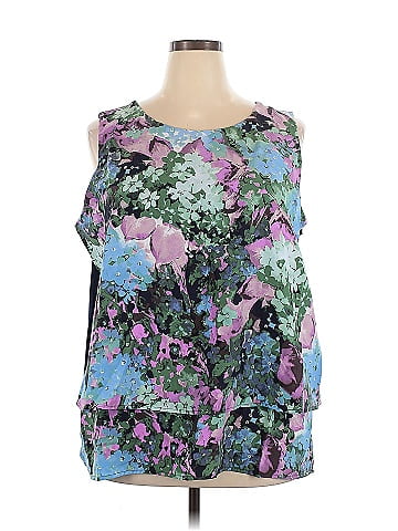 DG^2 by Diane Gilman Sleeveless Blouse (view 1)