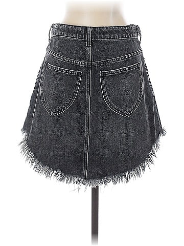 We the Free Denim Skirt (view 2)