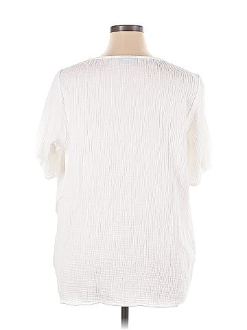 Joan Rivers Short Sleeve Blouse (view 2)