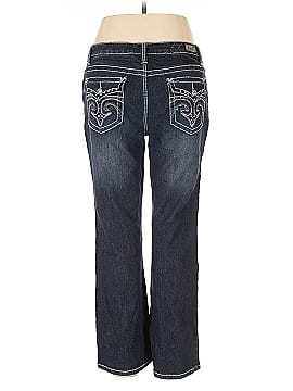 Earl Jean Embellished Low Rise Denim Jeans Women's Size 32 x