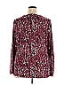 Belle By Kim Gravel Burgundy Long Sleeve Blouse Size 2X - photo 2