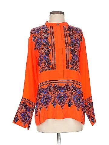 J.Crew Collection Long Sleeve Silk Top (view 1)