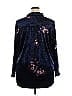 Belle By Kim Gravel Floral Blue Long Sleeve Blouse Size 2X - photo 2