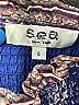 Sea New York 100% Cotton Paisley Blue Casual Dress Size S - photo 7
