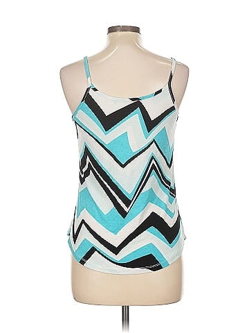 Ashley Blue Sleeveless Blouse (view 2)