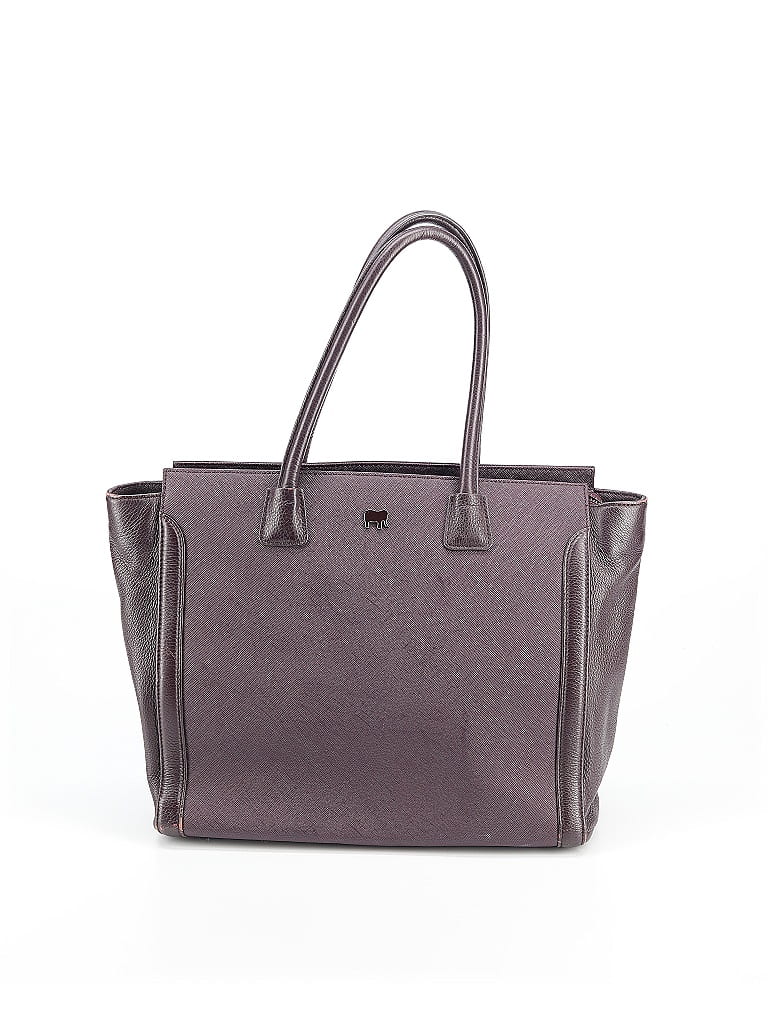 Mywalit Burgundy Leather Shoulder Bag One size - photo 1