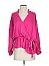 Marc New York Andrew Marc 100% Polyester Pink 3/4 Sleeve Blouse Size XS - photo 1