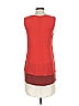 BCBGMAXAZRIA 100% Polyester Color Block Red Casual Dress Size 0 - photo 2