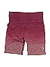 Gymshark Color Block Burgundy Athletic Shorts Size S - photo 2