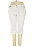 Woman Within Ivory White Jeans Size 20 (petite) - photo 1