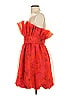ML Monique Lhuillier 100% Polyester Red Orange Cocktail Dress Size 4 - photo 5