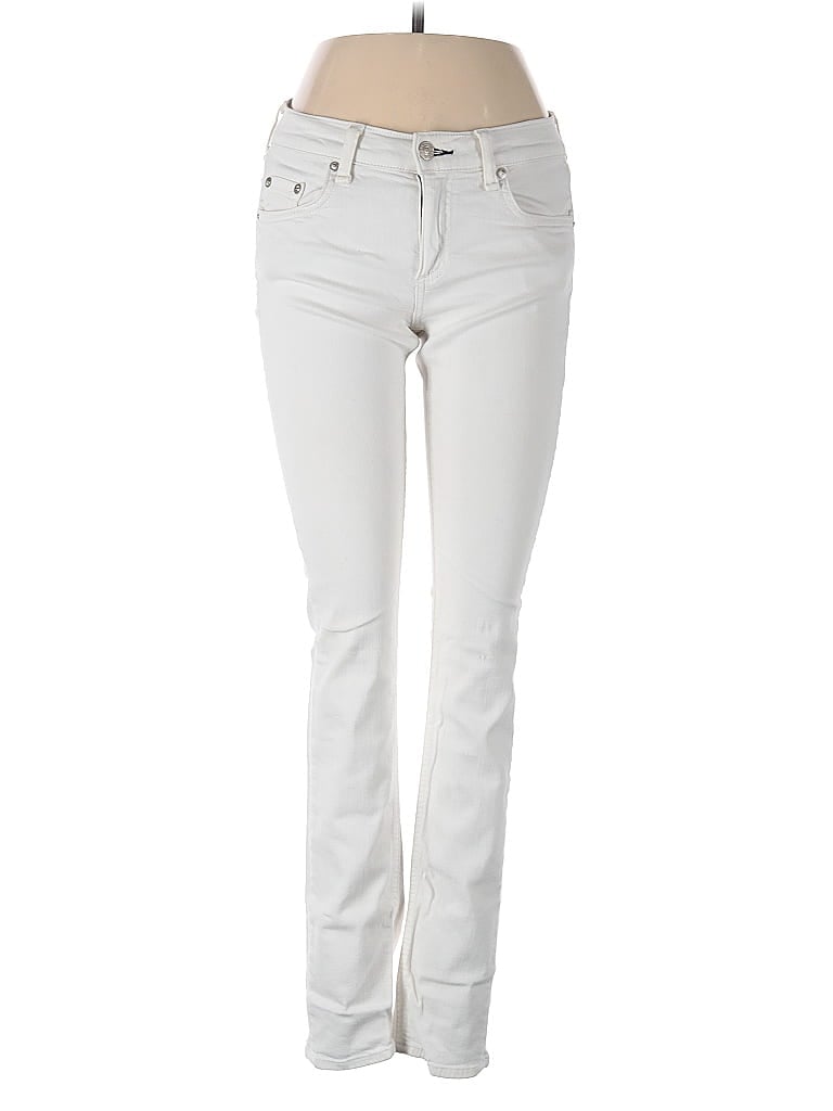 Rag & Bone/JEAN Chevron-herringbone Ivory Jeans Size 25 waist - photo 1