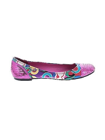 Coach Heart Poppy Flats (view 1)