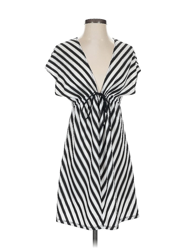 Becca Stripes Black White Casual Dress Size XS - photo 1
