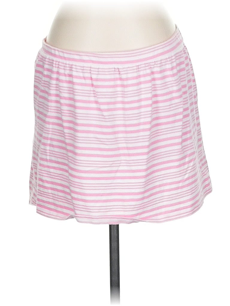Moda International 100% Cotton Stripes Pink Casual Skirt Size S - photo 1