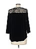 Soho Black 3/4 Sleeve Top Size L - photo 2