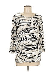 Jm Collection 3/4 Sleeve Top