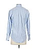 Claridge + King 100% Cotton Chevron-herringbone Blue Long Sleeve Button-Down Shirt Size S - photo 2