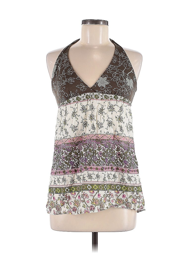 Charlotte Russe 100% Cotton Green Sleeveless Blouse Size M - photo 1