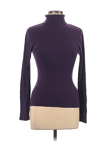 August Silk Turtleneck Sweater (view 1)