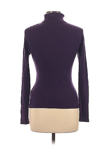 August Silk Turtleneck Sweater (view 2)