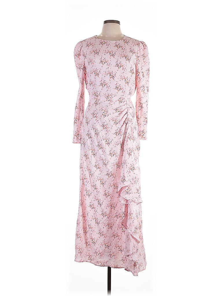 J.Crew Collection 100% Silk Pink Casual Dress Size 12 - photo 1