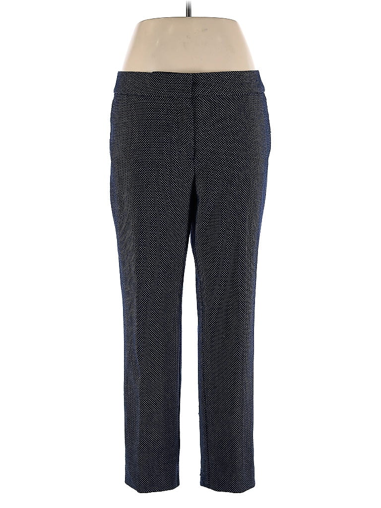 Ann Taylor Factory Tweed Blue Dress Pants Size 10 - photo 1