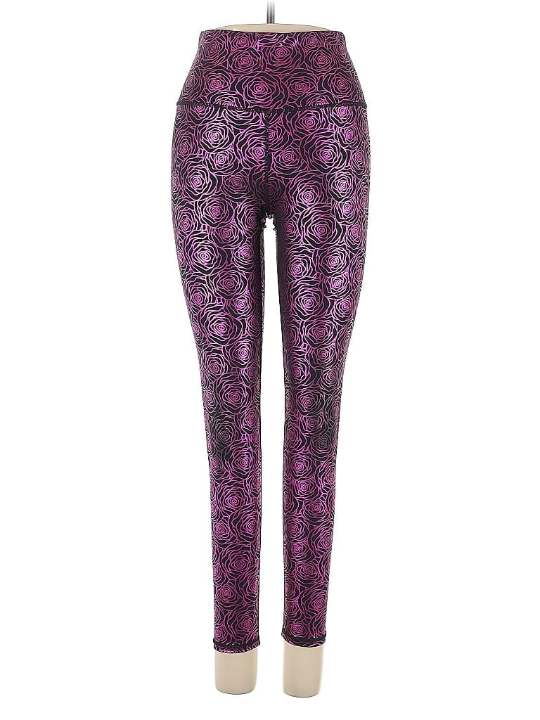 Terez Animal Print Purple Leggings Size S - photo 1