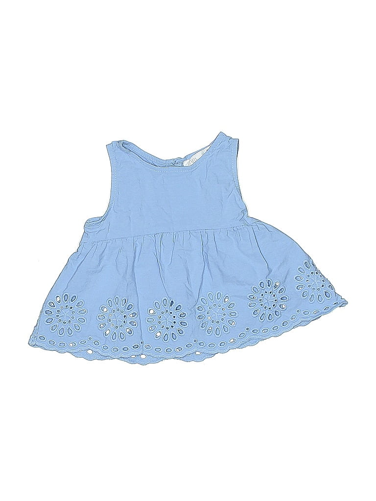 Zara Baby 100% Cotton Blue Dress Size 2 - photo 1