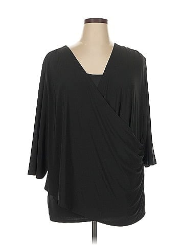 Susan Graver 3/4 Sleeve Top (view 1)