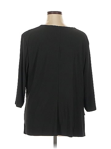 Susan Graver 3/4 Sleeve Top (view 2)