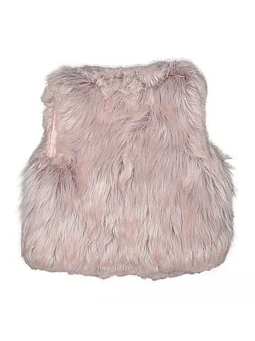 Cherokee Faux Fur Vest (view 2)