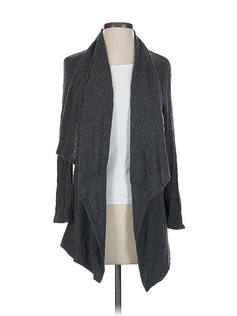 Pre-owned Velvet By Graham & Spencer Cardigan Sweater In Gray