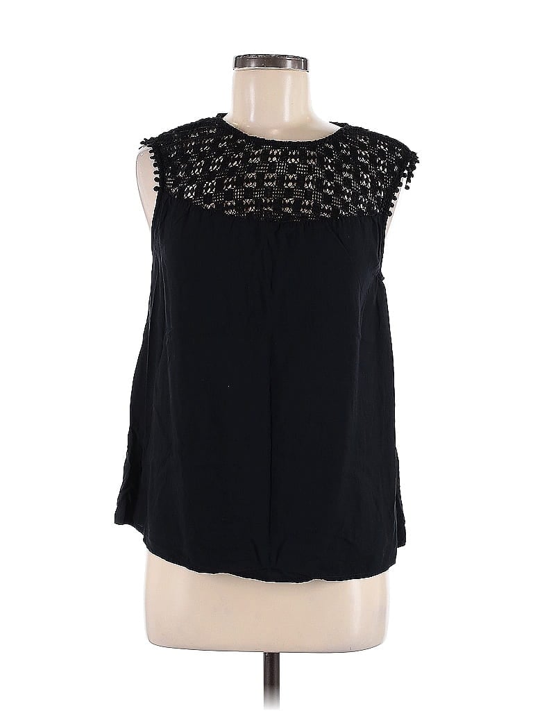 Pre-owned Old Navy Sleeveless Blouse In Black