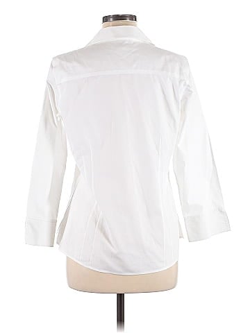 Foxcroft 3/4 Sleeve Button-Down Shirt (view 2)