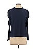 CeCe Blue Long Sleeve Top Size L - photo 1