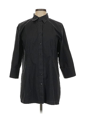 Foxcroft 3/4 Sleeve Button-Down Shirt (view 1)