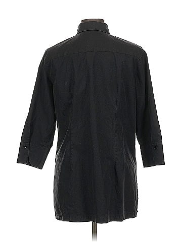 Foxcroft 3/4 Sleeve Button-Down Shirt (view 2)