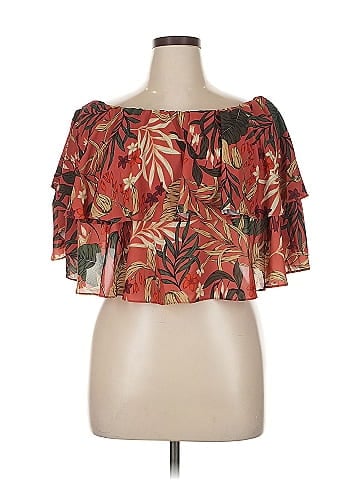 ELOQUII 3/4 Sleeve Blouse (view 1)